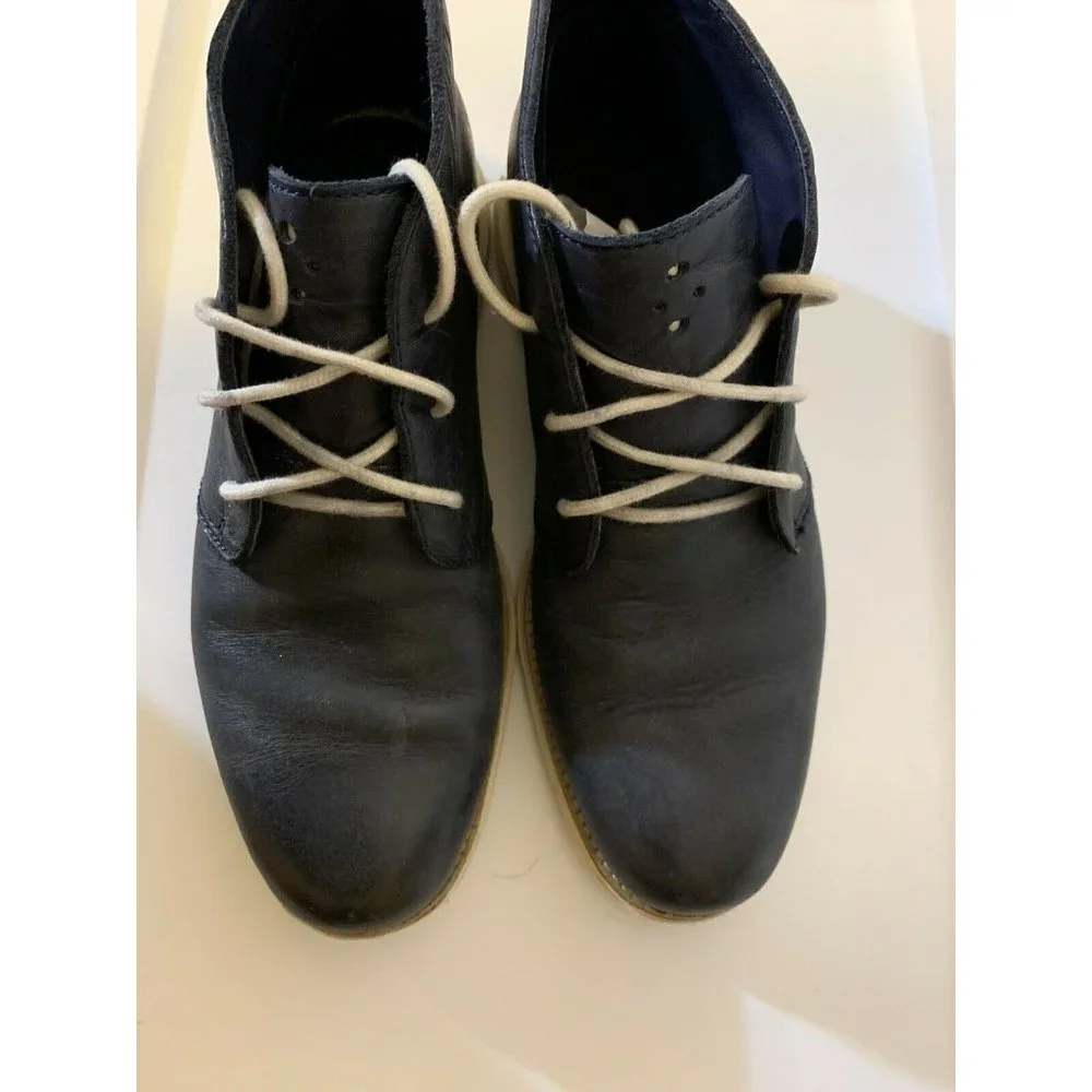 Cole Haan‎ Grand OS Men’s Sz 8M Blue Leather Ankle Boot